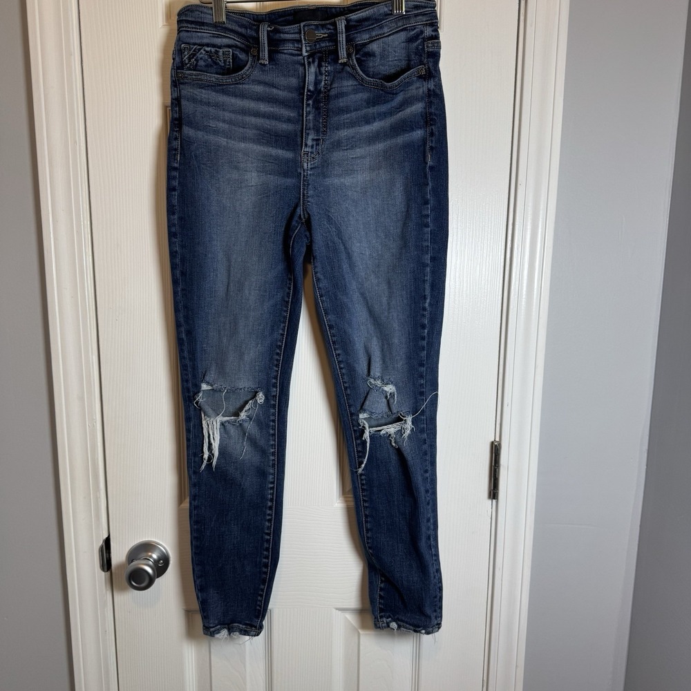 Buckle Black Jeans, Women's Size 27x27, Ankle Skinny Regular, Distressed